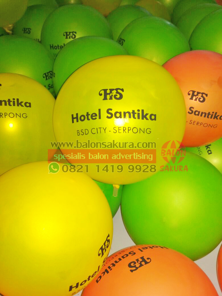sablon balon hotel
