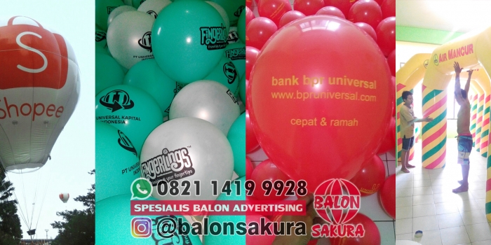 Jual Balon Sablon Tegal / Balon Print Murah Di Tegal, Brebes, Cirebon, Indramayu